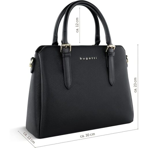 Bugatti Dámská kabelka bowling bag Ella M 493623S01 černá boční náhled