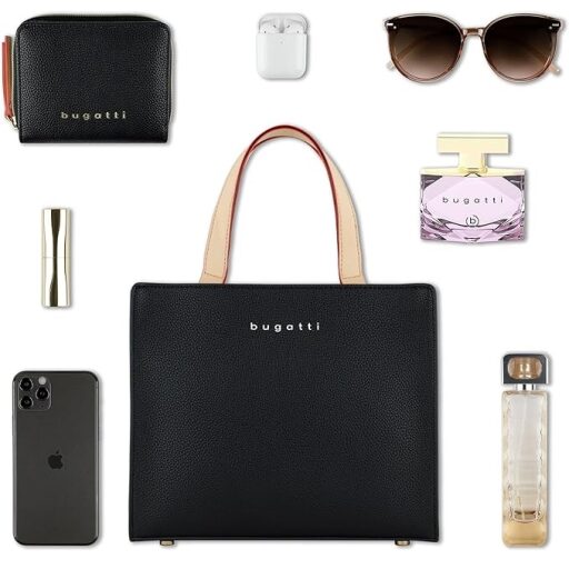 Bugatti kabelka Tote Bag Mini Ella 49664301 černá obsah