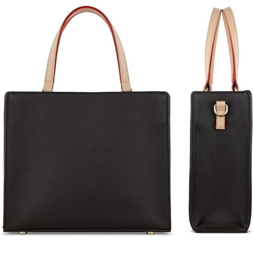 Bugatti kabelka Tote Bag Mini Ella 49664302 tmavě hnědá zadní strana