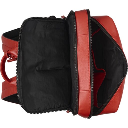 BURKELY Kožený batoh na notebook 15,6" 1000803.64.55 červený