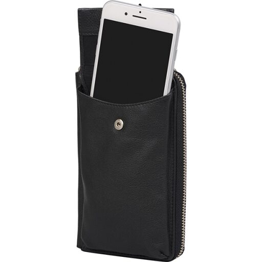 BURKELY Kožená kabelka na mobil Soft Skylar 1000344.85.10 černá