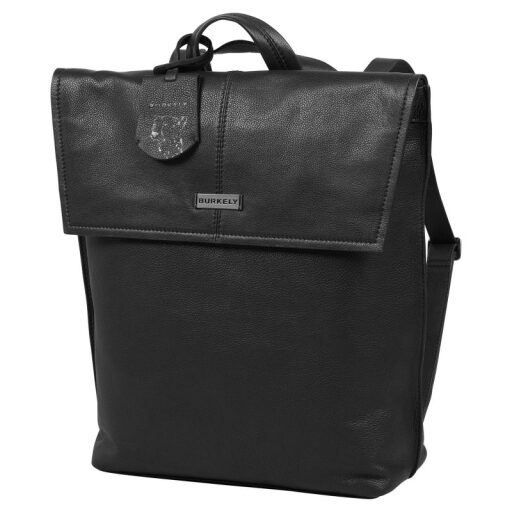 BURKELY Kožený kabelkový batoh Mystic Maeve 1000513.38.10 černý
