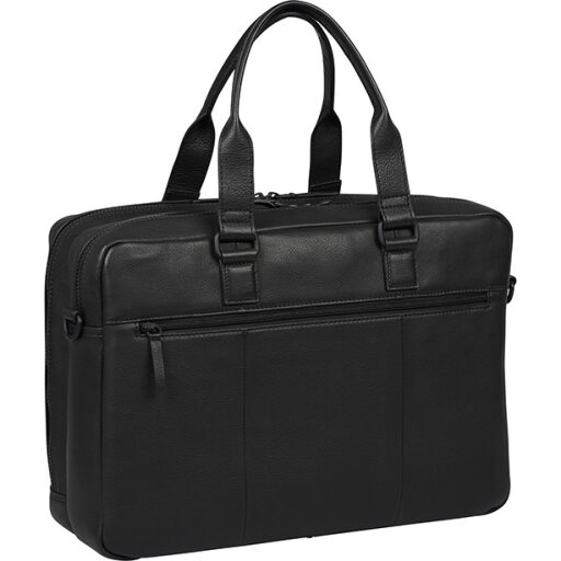BURKELY Kožená taška na notebook 15,6" Kožená taška na notebook 15,6" černá