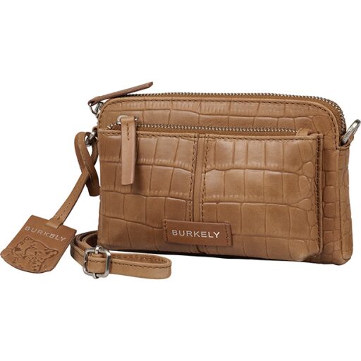 BURKELY Dámská kožená minikabelka Cool Colbie 1000445.29.24 koňaková boční náhled