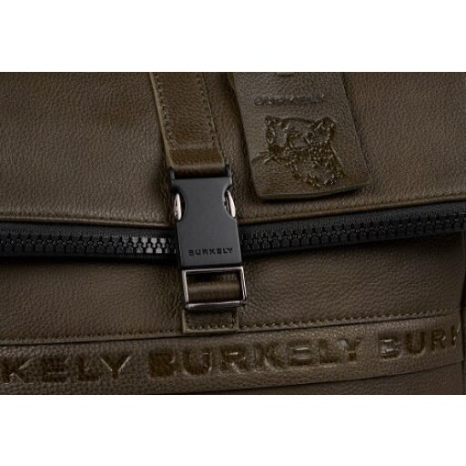 BURKELY Kožený roll top batoh na notebook 14" 1000805.64.71 zelený