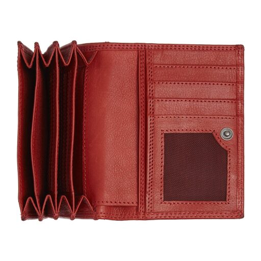 The Chesterfield Brand Dámská kožená peněženka RFID Avola C08.050504 červená vnitřek