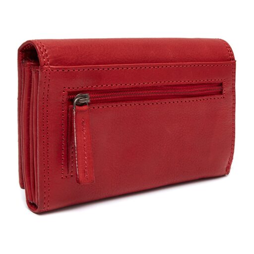The Chesterfield Brand Dámská kožená peněženka RFID Avola C08.050504 červená zadní stranaa
