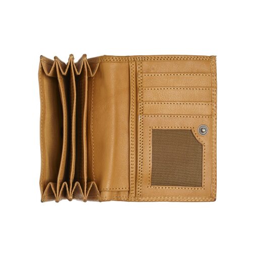 The Chesterfield Brand Dámská kožená peněženka RFID Avola C08.050507 žlutá vnitřek