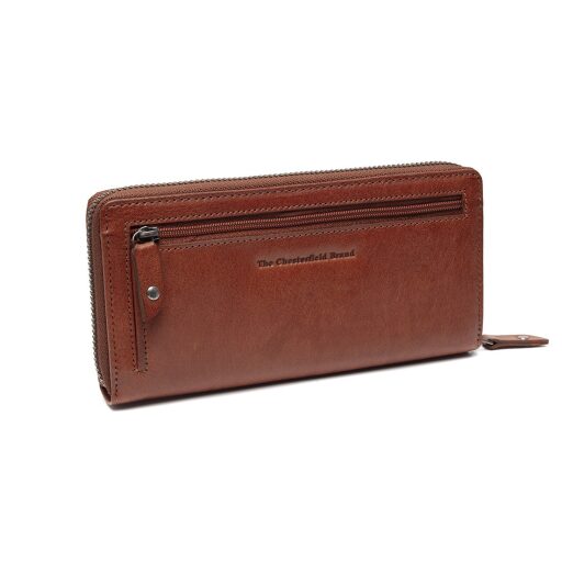 The Chesterfield Brand Dámská kožená peněženka RFID Livorno C08.060431 koňaková zadní strana
