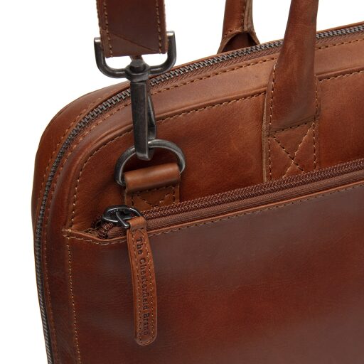 The Chesterfield Brand Kožená taška na notebook 14" Tilbury C40.109731 koňaková
