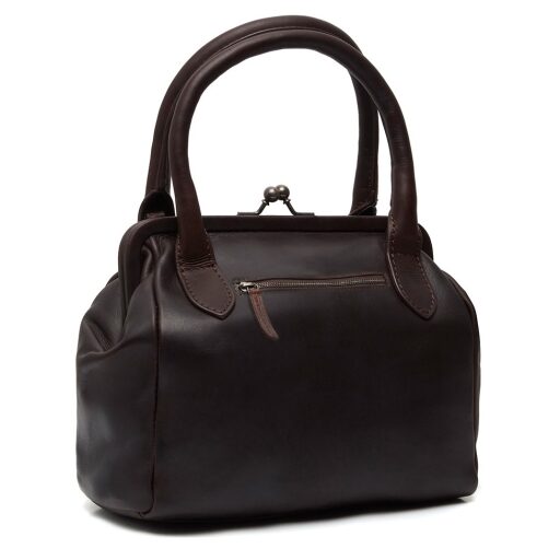 The Chesterfield Brand Dámská kožená kabelka do ruky i přes rameno Chili C48.126901 hnědá - zadní strana