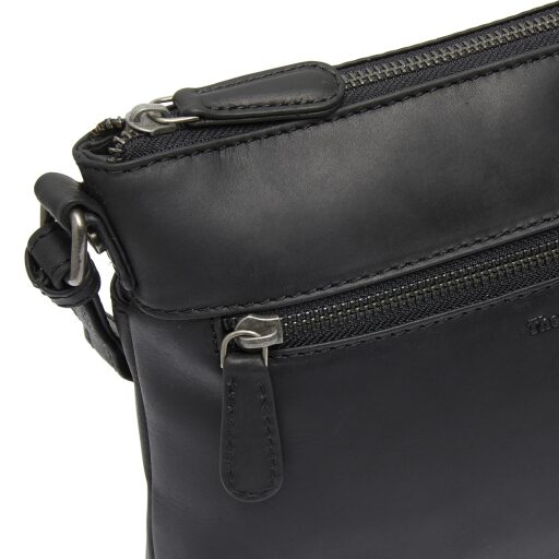 The Chesterfield Brand Dámská kožená taška přes rameno Durban C48.131600 černá