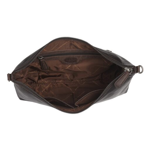 The Chesterfield Brand Dámská kožená kabelka přes rameno Kigali C48.131701 hnědá vnitřek