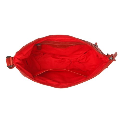 The Chesterfield Brand Kožená kabelka přes rameno C48.131804 Clarita červená