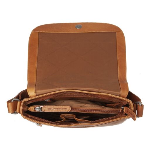 The Chesterfield Brand Dámská crossbody kabelka Everglades C48.132631 koňaková