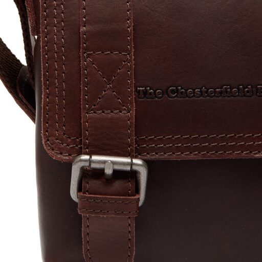 The Chesterfield Brand Klopová kožená taška na doklady Ariano C48.132801 hnědá
