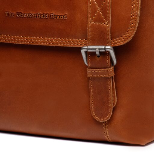 The Chesterfield Brand Pánská kožená taška přes rameno Adelanto C48.132931 koňaková