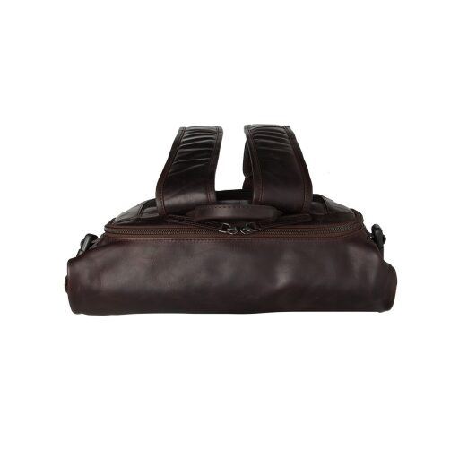The Chesterfield Brand Rolovací kožený batoh na notebook Mazara C58.032301 hnědý
