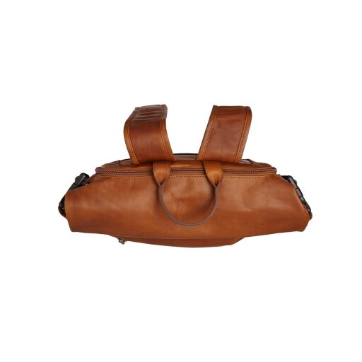The Chesterfield Brand Rolovací kožený batoh na notebook Mazara C58.032331 koňakový