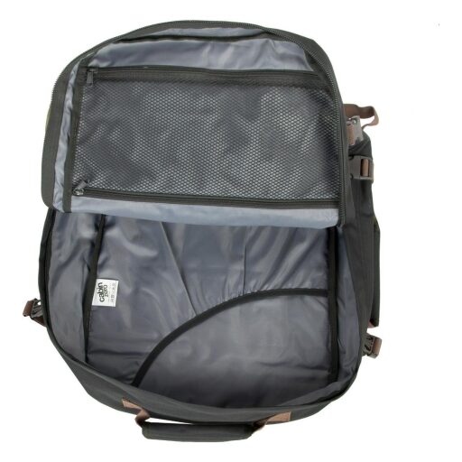 CabinZero Cestovní batoh do letadla Classic 36L 171801 zelený přihrádky