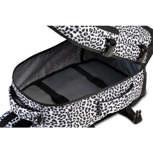 BestWay Cestovní batoh 40x25x20 cm Cabin Pro Smal 40290-0120 bílo-černý vzor prostorný