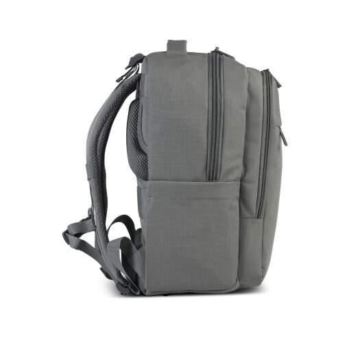 BestWay Cestovní batoh 40x25x20 cm Cabin Pro Ultimate Small 40326-2800 šedý boční strana levá
