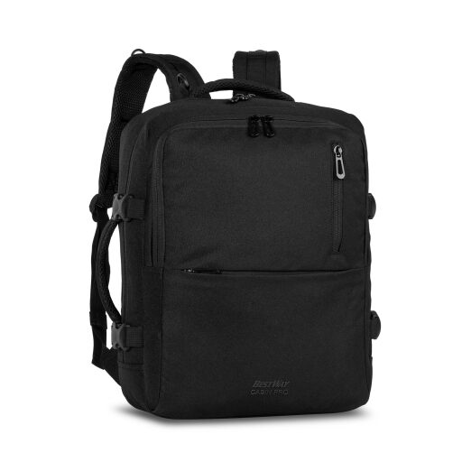 BestWay Cestovní batoh 40x30x20 cm Cabin Pro 40359-0100 černý přední strana