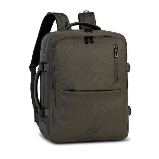 BestWay Cestovní batoh 40x30x20 cm Cabin Pro 40359-2600 olivový přední strana
