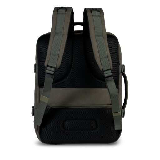 BestWay Cestovní batoh 40x30x20 cm Cabin Pro 40359-2600 olivový zadní strana