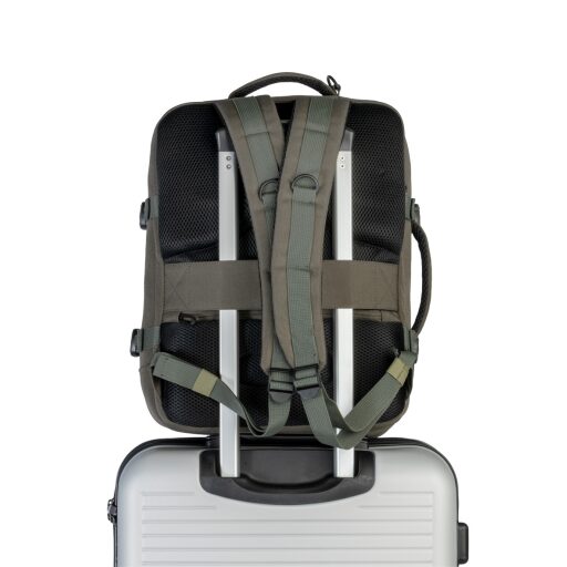BestWay Cestovní batoh 40x30x20 cm Cabin Pro 40359-2600 olivový popruh na trolej kufru