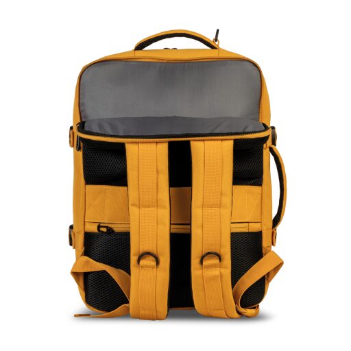 BestWay Cestovní batoh 40x30x20 cm Cabin Pro 40359-3200 žlutý otevřený