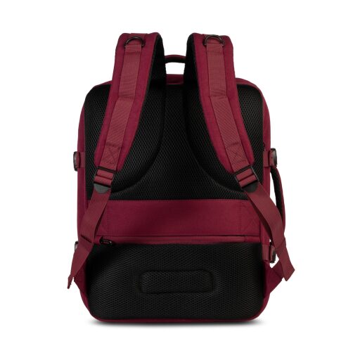 BestWay Cestovní batoh 40x30x20 cm Cabin Pro 40359-4800 vínově červený zaní strana