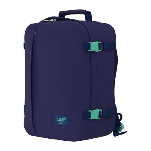 CabinZero Cestovní batoh do letadla Classic 36L 172305 modrý boční náhled