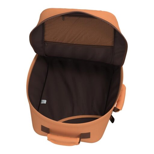CabinZero Cestovní batoh do letadla Classic 36L 172407 oranžový otevřený