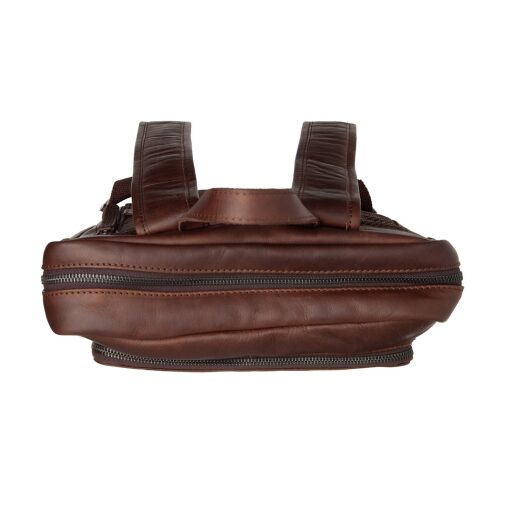 The Chesterfield Brand Kožený batoh na notebook Jasper C58.033701 hnědý horní náhled