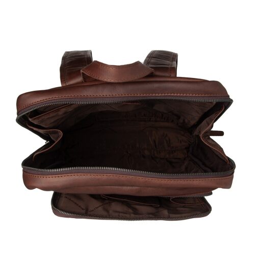 The Chesterfield Brand Kožený batoh na notebook Jasper C58.033701 hnědý