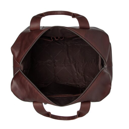 The Chesterfield Brand Kožená cestovní taška - weekender Conor C20.004801 hnědá vnitřek