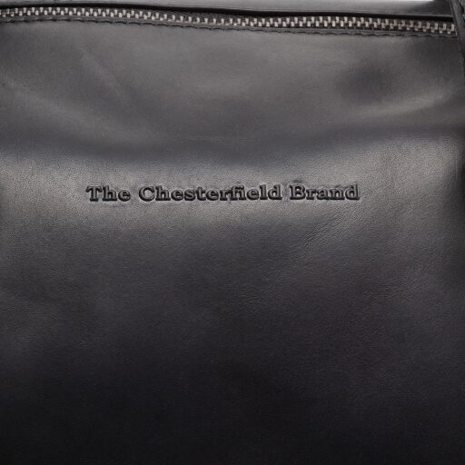 The Chesterfield Brand Kožená cestovní taška - weekender Conor C20.004800 černá logo