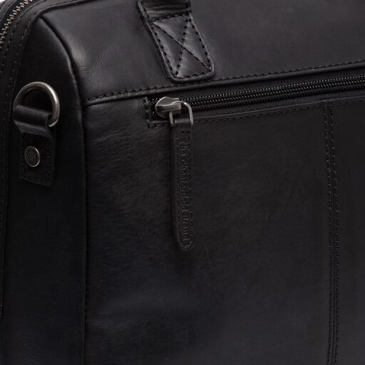 The Chesterfield Brand Dámská kožená kabelka do ruky i přes rameno Langton C48.134300 černá zadní kapsa