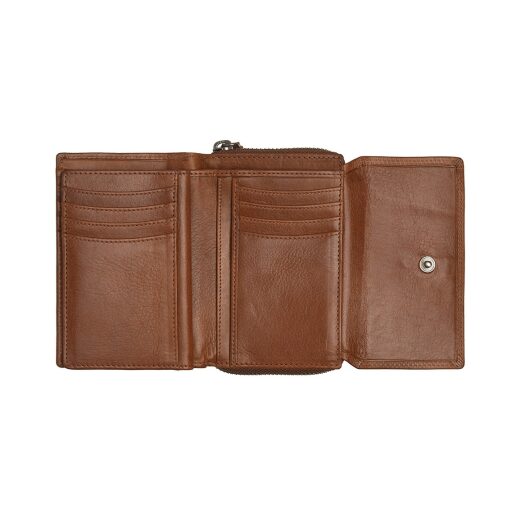 The Chesterfield Brand Dámská kožená peněženka RFID Salviano C08.060331 koňaková přihrádky