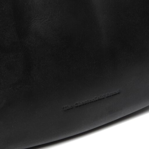 The Chesterfield Brand Kožená kabelka do ruky i přes rameno Alexandria C48.135500 černá logo