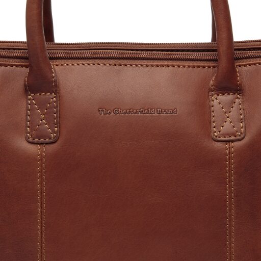 The Chesterfield Brand Dámská kožená kabelka do ruky i přes rameno Layton C48.134531 koňaková