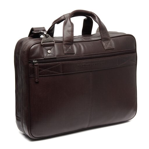 The Chesterfield Brand Kožená taška na notebook 15" Iseo C40.110001 hnědá zadní strana