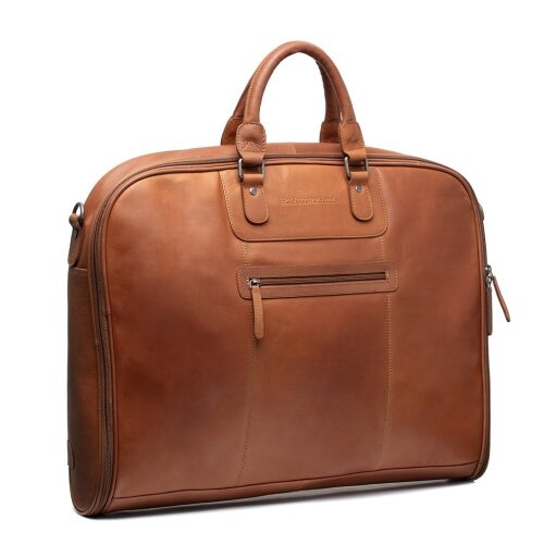 The Chesterfield Brand Kožený obal na oblečení Josh C20.004931 koňaková zadní strana