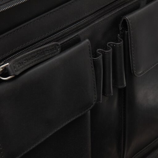 The Chesterfield Brand Kožená spisovka na A4 a tablet Moreton C40.105300 černá