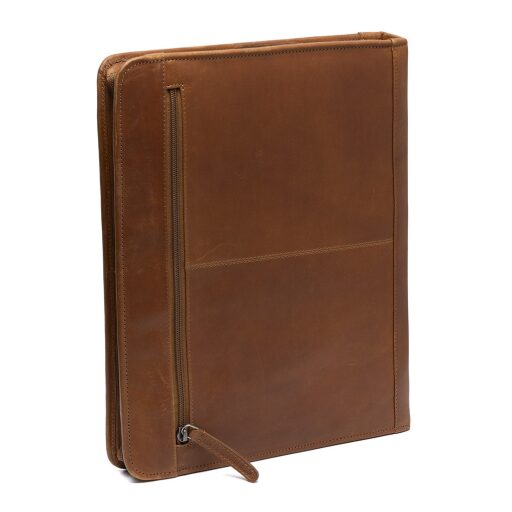 The Chesterfield Brand Kožená spisovka na A4 a tablet Moreton C40.105331 koňaková zadní strana