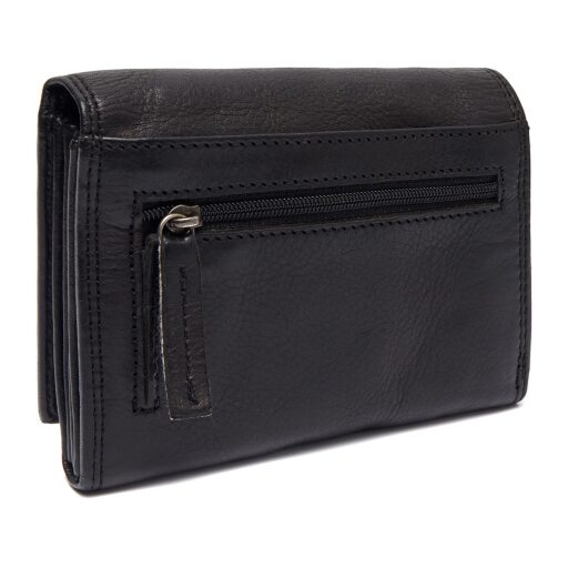 The Chesterfield Brand Dámská kožená peněženka RFID Avola C08.050500 černá zadní strana