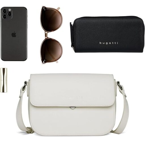 Bugatti Crossbody kabelka přes rameno ALMATA S 49666250 smetanová doplňky