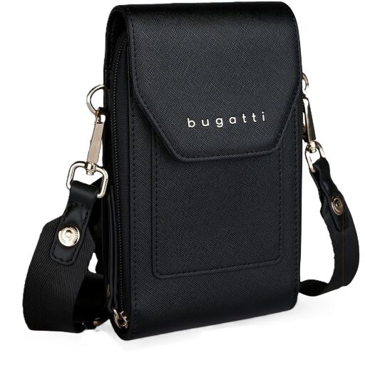 Bugatti Dámská crossbody kabelka ELLA 496636S01 černá přední strana