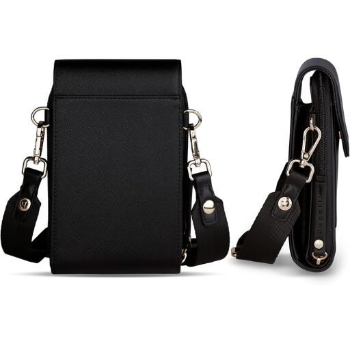Bugatti Dámská crossbody kabelka ELLA 496636S01 černá zadní a boční náhled